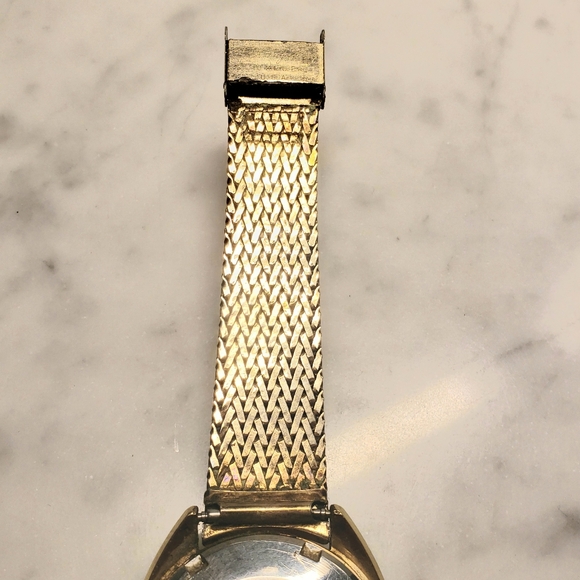 Vintage Seiko Men's Automatic Goldtone Watch 6106-6007 With Mesh Bracelet Runs! - Picture 6 of 12